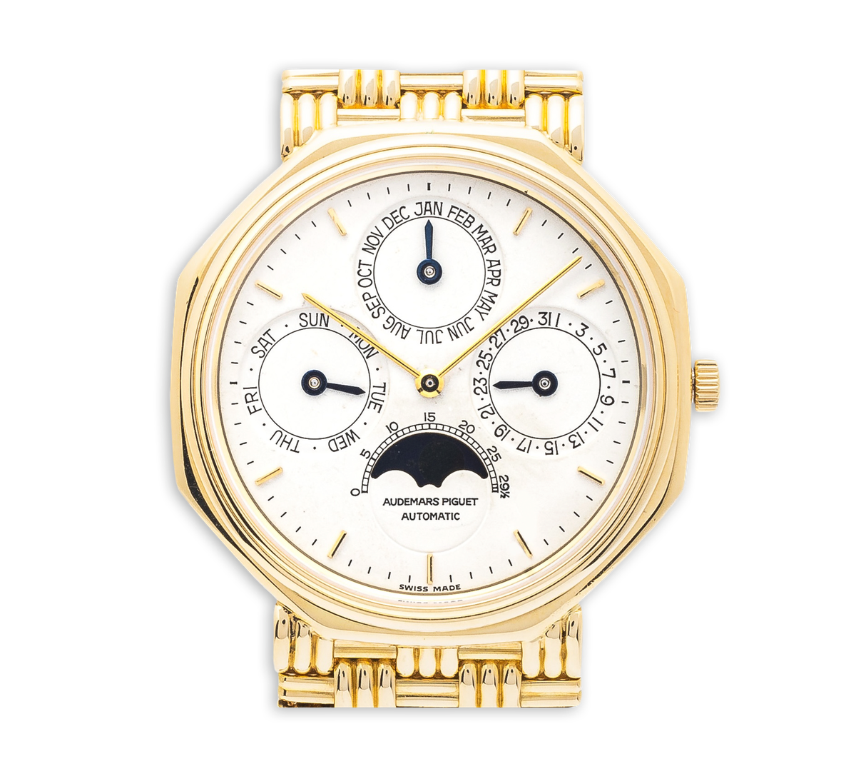 Audemars Piguet Quantieme Perpetual Calendar Moonphase: A Timeless 18K Gold Masterpiece