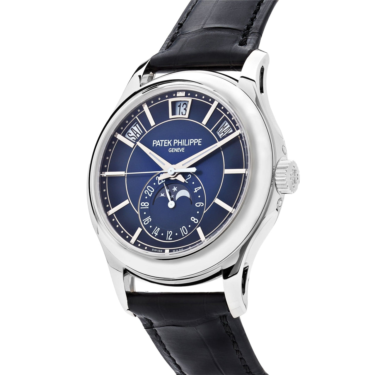 Patek Philippe 5205G-013: Luxury Annual Calendar Watch in 18K White Gold