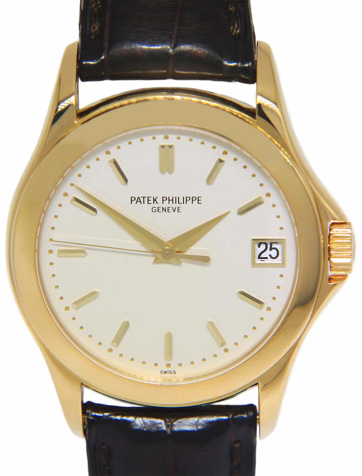 Authentic Patek Philippe 5107: Pre-Owned Yellow Gold Calatrava Watch