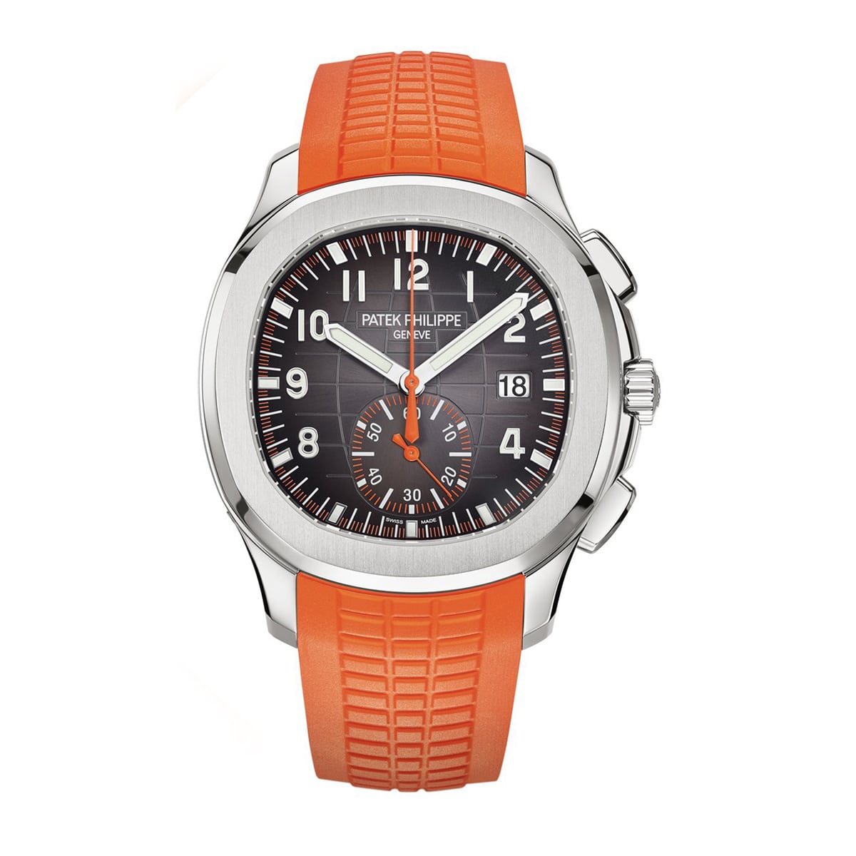 Discover the Patek Philippe Aquanaut 5968A with Orange Strap - Limited Edition