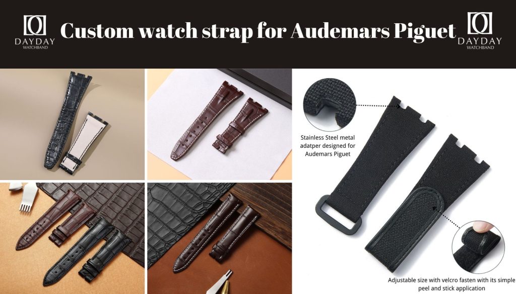 Shop Authentic Audemars Piguet Watch Bands: Classic Rubber, Leather & Carbon Straps