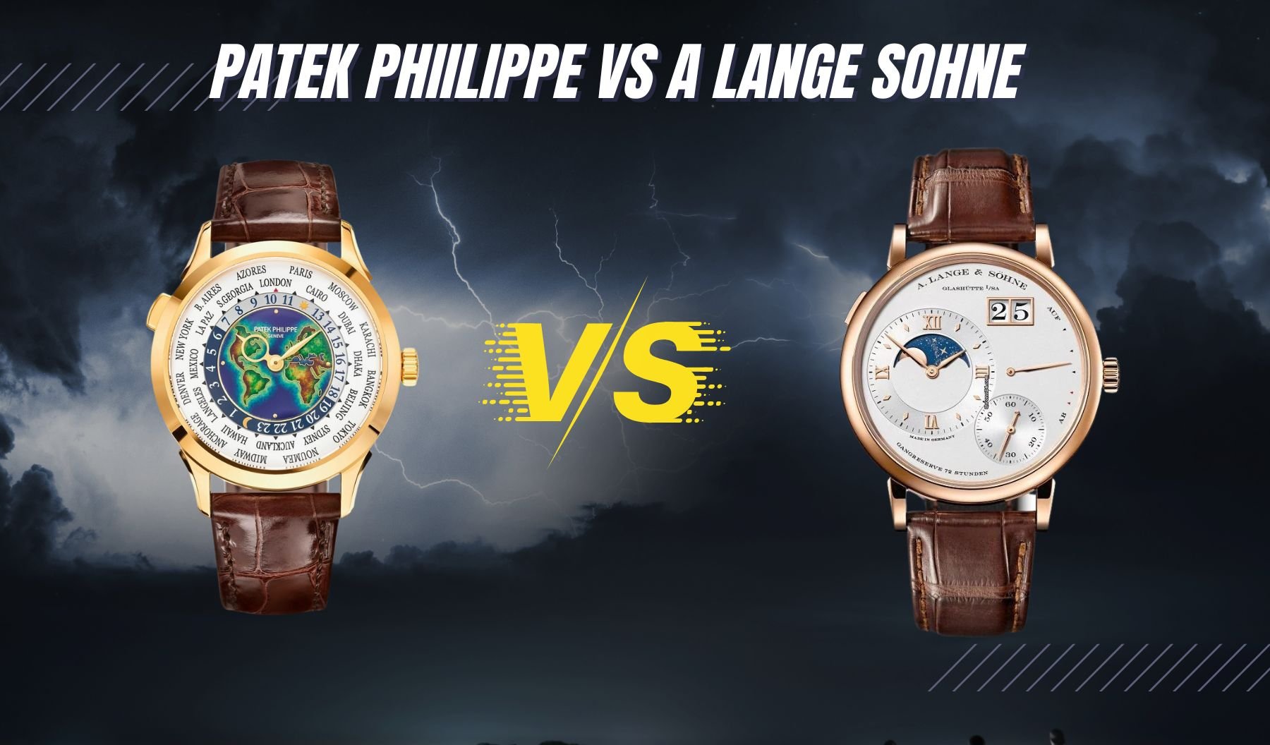 Comparing A. Lange & Söhne vs Patek Philippe: A Battle of Watchmaking Legends