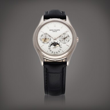 Explore the Patek Philippe 3940G Perpetual Calendar with Moon Phase