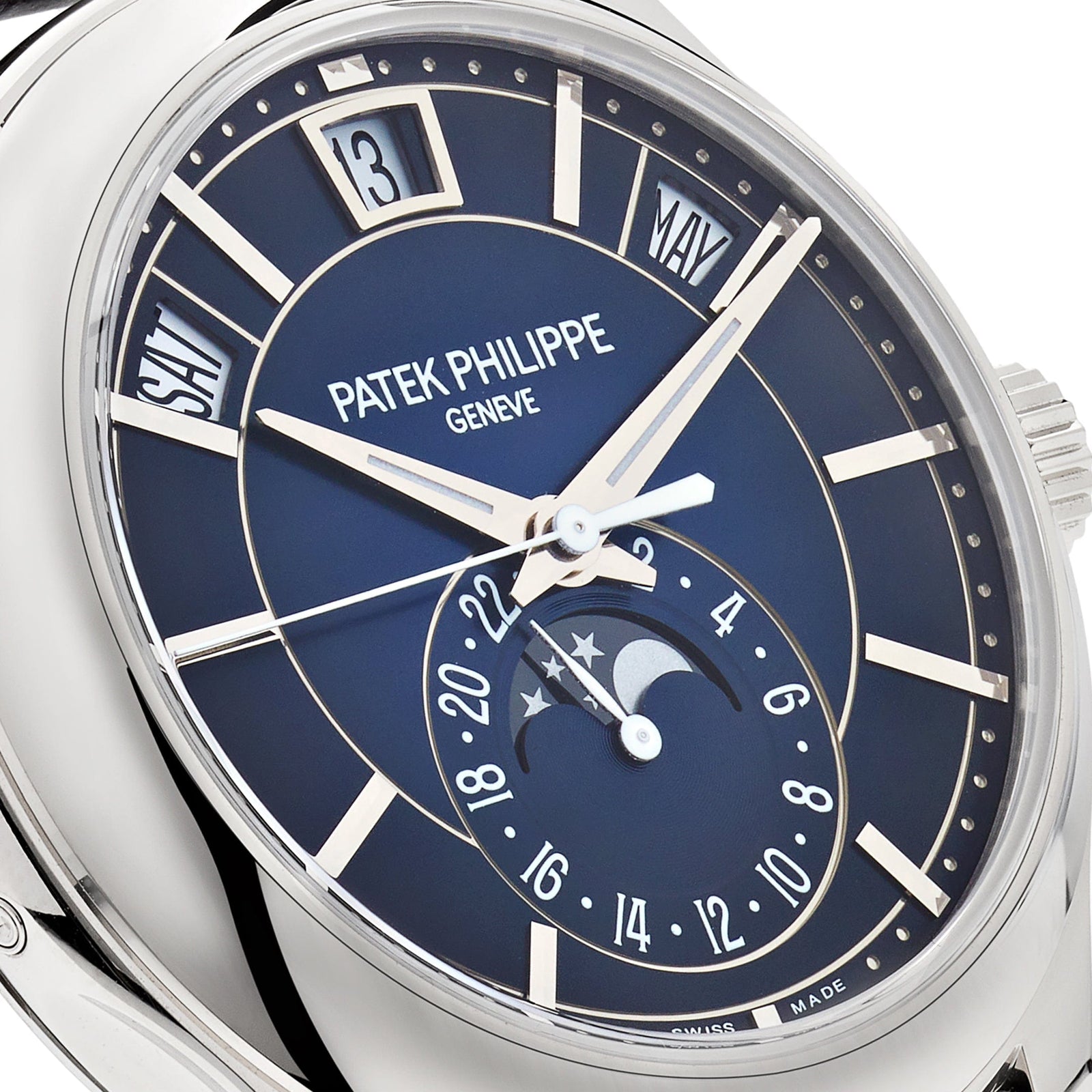 Patek Philippe 5205G-013: Luxury Annual Calendar Watch in 18K White Gold