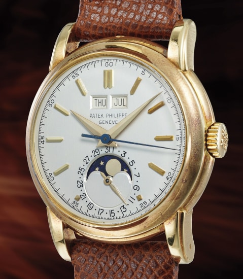 Patek Philippe 2438 Perpetual Calendar: A Rare 18K Gold Timepiece with Moon Phases