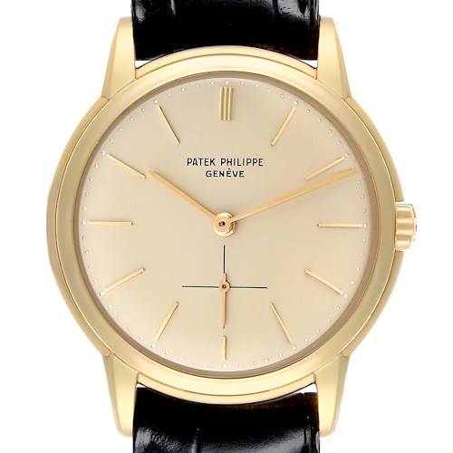 Buy Patek Philippe 2552 Calatrava: Luxury 18K Yellow Gold Watch with Sub-Seconds