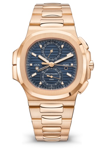 Patek Philippe Nautilus Travel Time 5990/1R: A Luxurious 18k Rose Gold Timepiece