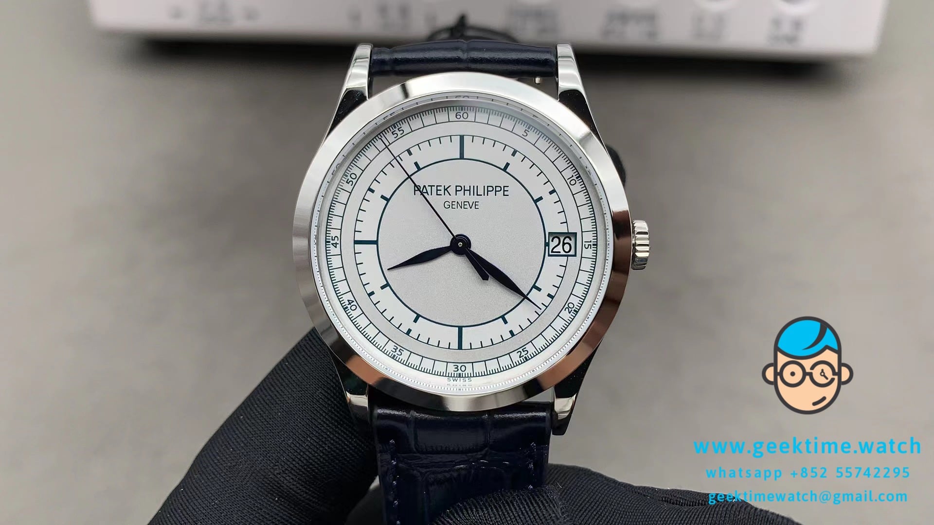 Patek Philippe Calatrava 5296G SS ZF White Sector Dial with Blue Hands: A Timeless Luxury Watch