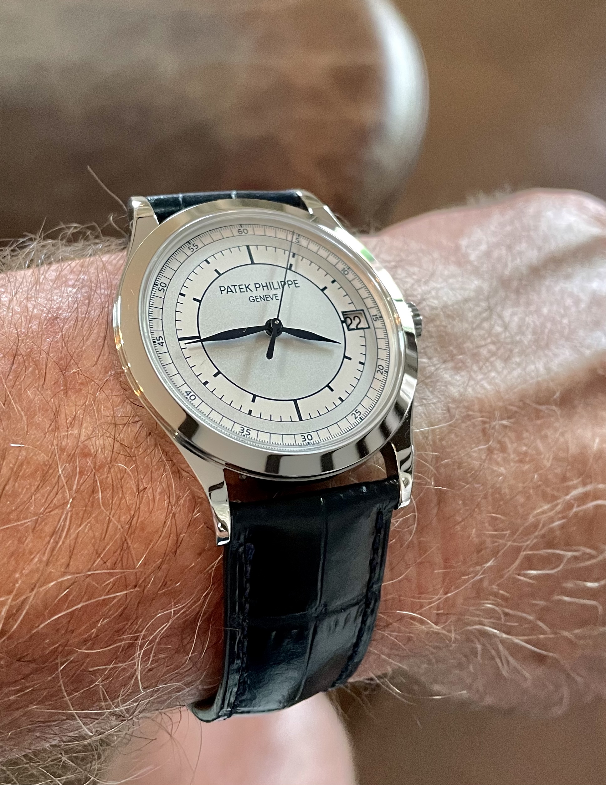 Patek Philippe Calatrava 5296G SS ZF White Sector Dial with Blue Hands: A Timeless Luxury Watch