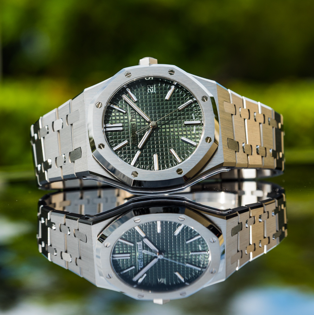 Discover the Audemars Piguet Royal Oak Green Dial 15510ST – A Timeless Classic