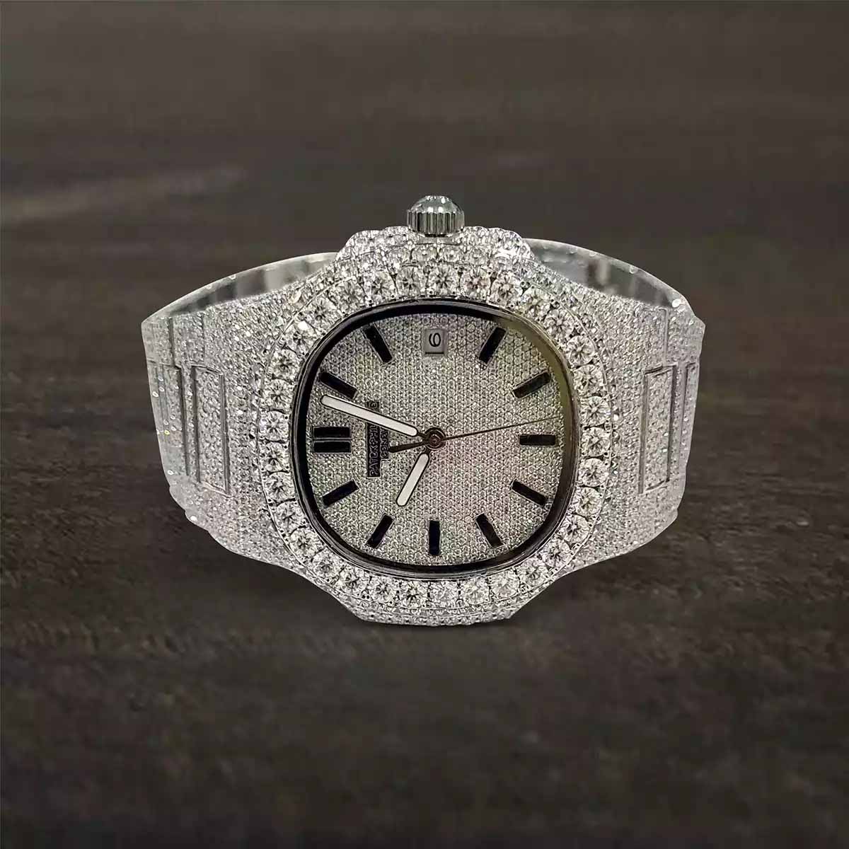 Patek Philippe Nautilus Iced Out: The Ultimate Luxury Watch with Diamond Embellishments