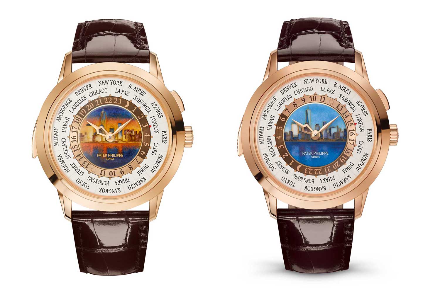 Discover the Elegance of Patek Philippe World Timer Watch with Multiple Time Zones