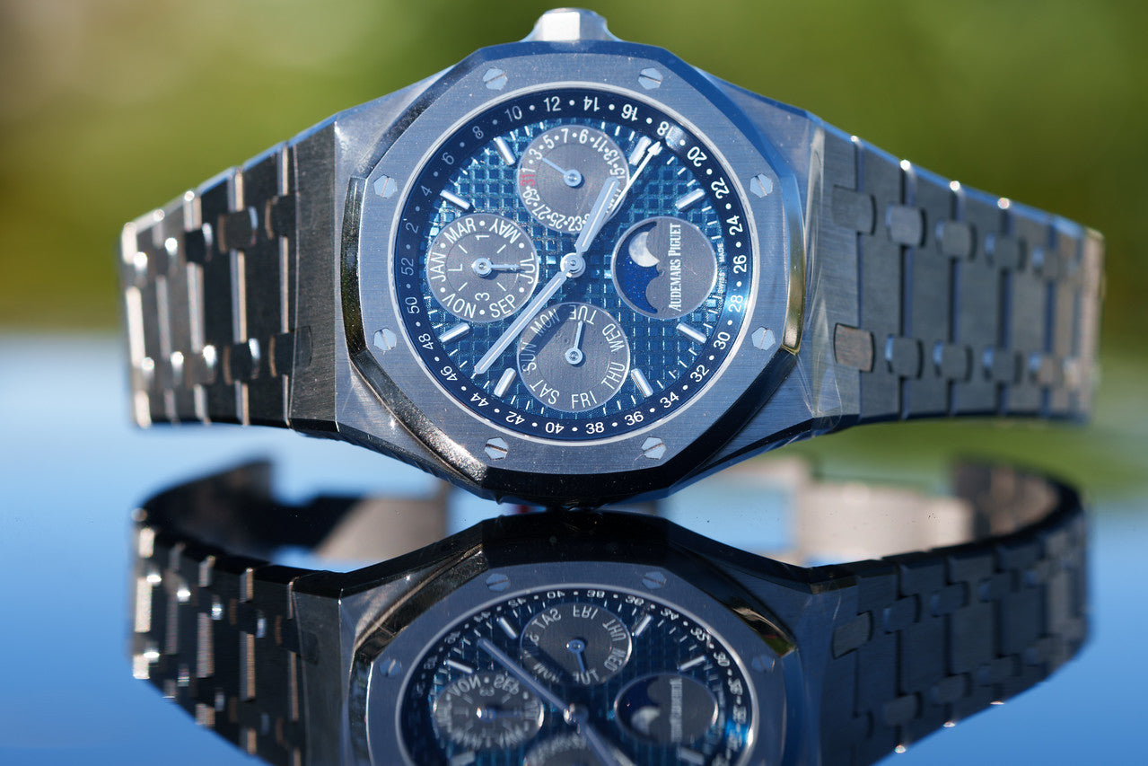 Discover the Audemars Piguet Royal Oak Blue Dial Chronograph – Timeless Elegance and Precision