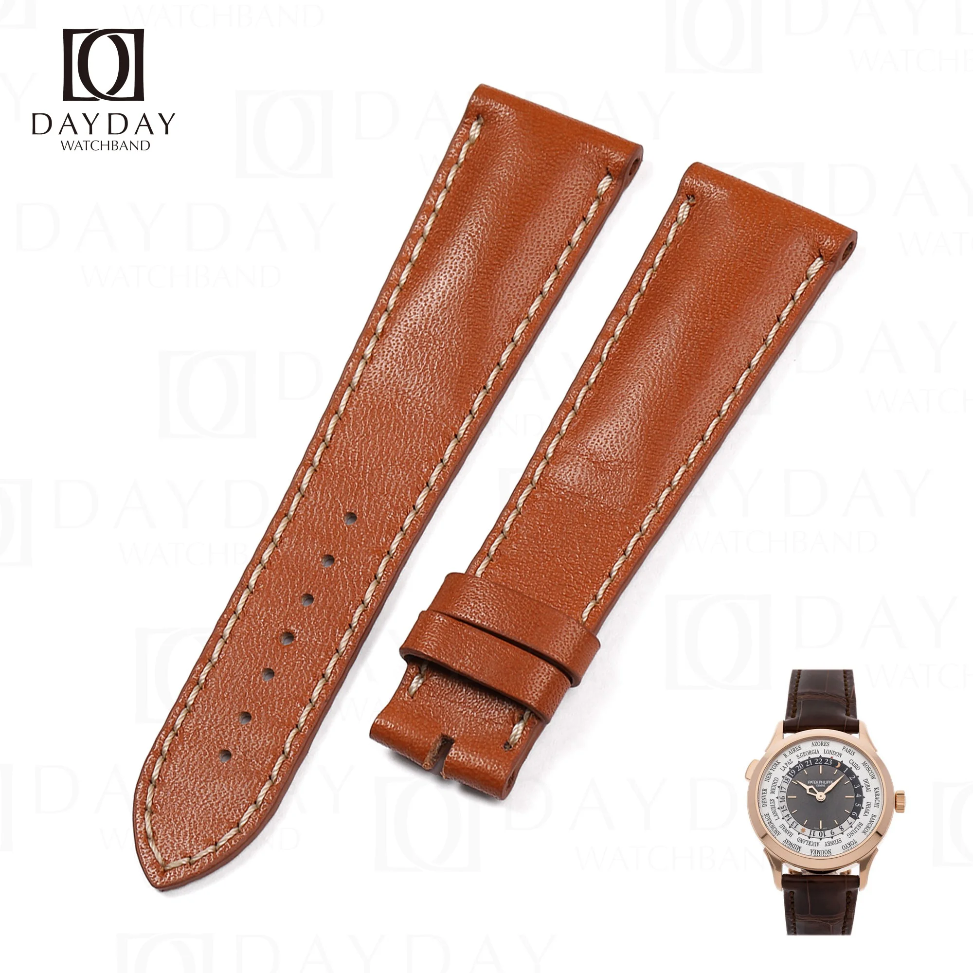 Premium Patek Philippe Leather Watch Straps for Men and Women | Shop Now