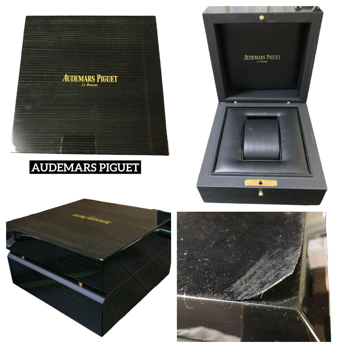 Audemars Piguet Box: Authentic Royal Oak Wooden Box with Full Kit