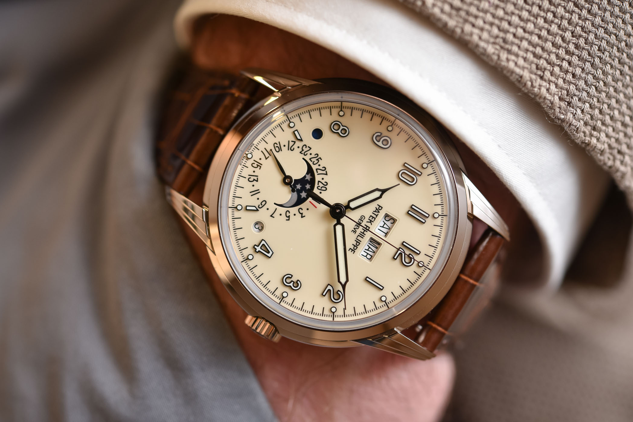 Patek Philippe 5320G Review: Classic Elegance in 18K White Gold Perpetual Calendar