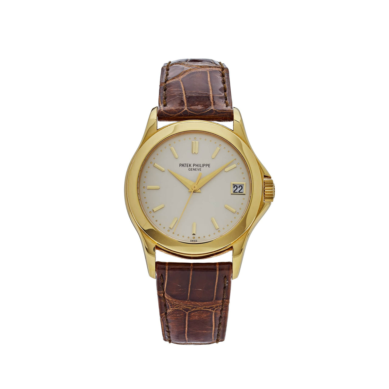 Authentic Patek Philippe 5107: Pre-Owned Yellow Gold Calatrava Watch