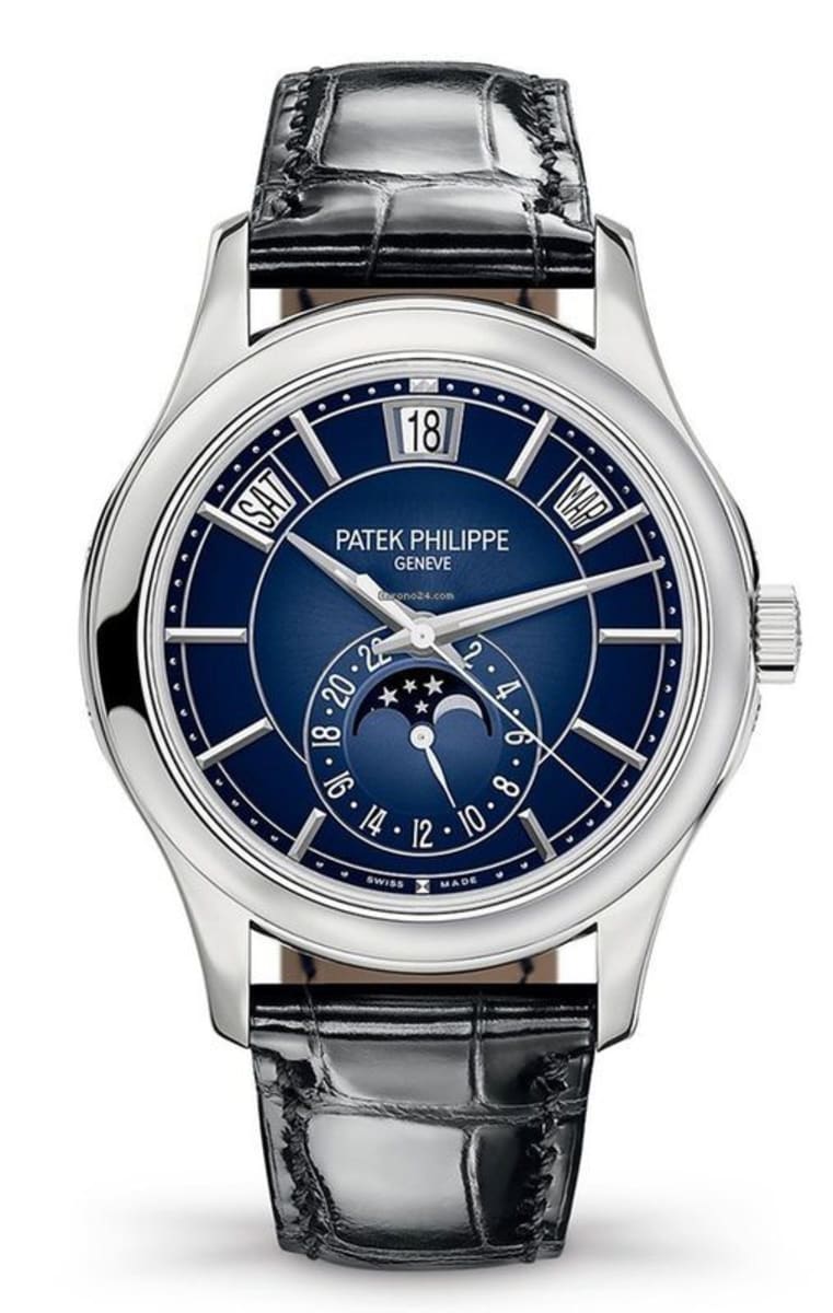 Patek Philippe 5205G-013: Luxury Annual Calendar Watch in 18K White Gold