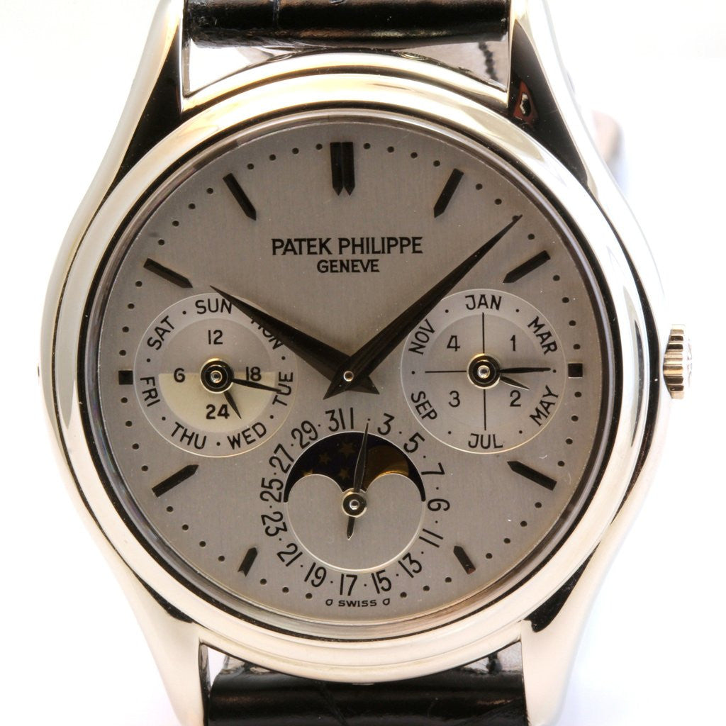 Explore the Patek Philippe 3940G Perpetual Calendar with Moon Phase