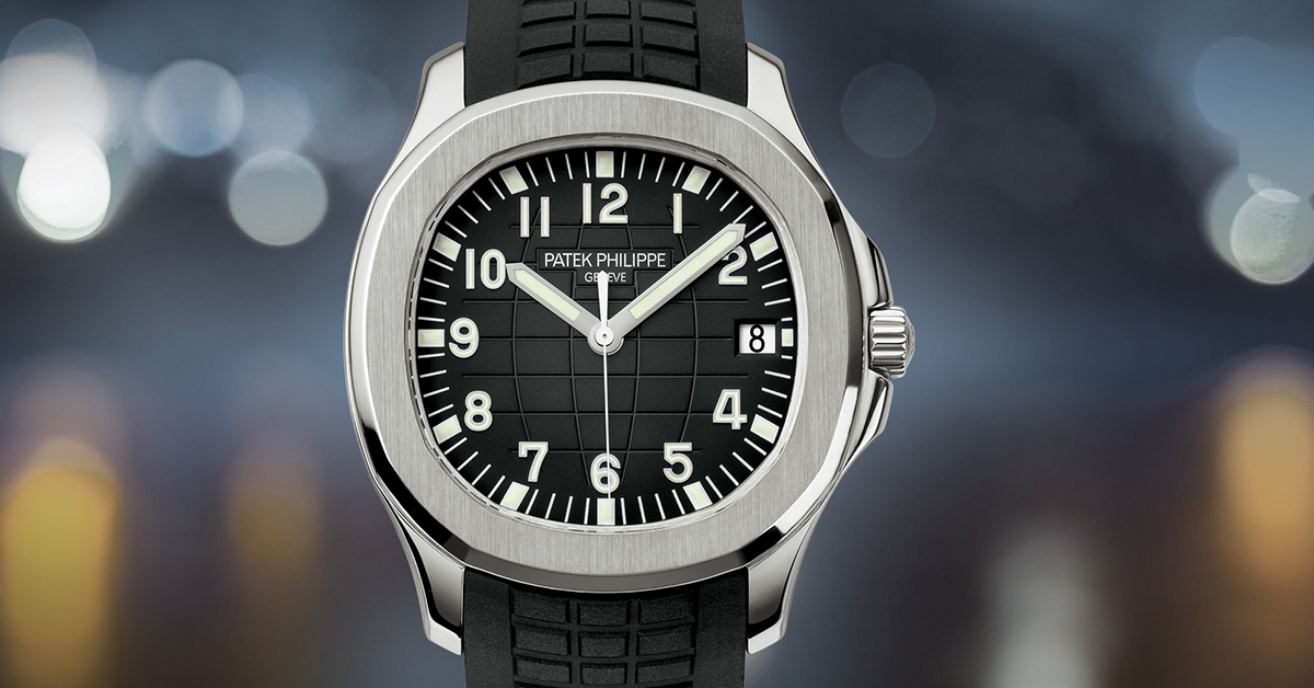 Discover the Patek Philippe Aquanaut Black Strap Watch Collection