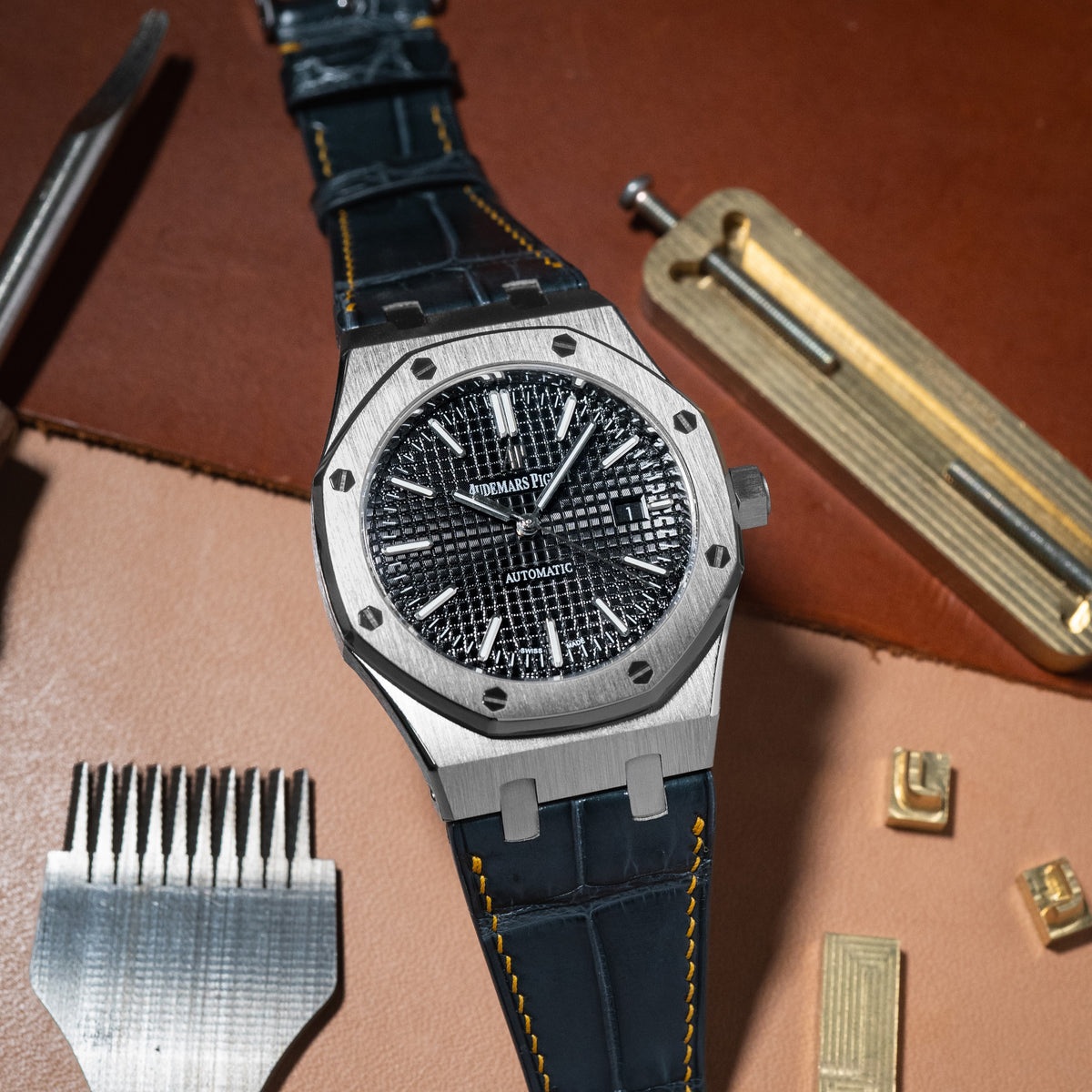 Upgrade Your Audemars Piguet Royal Oak with a Stylish Leather Strap