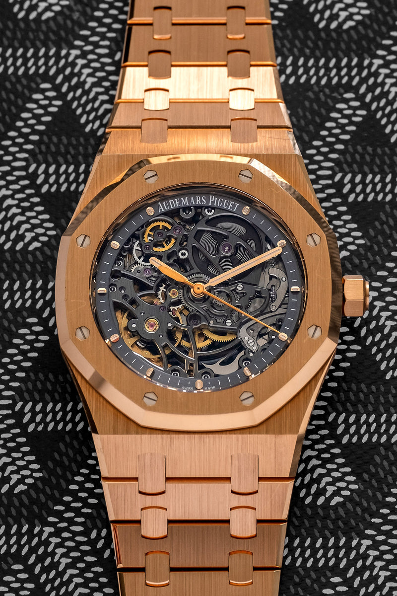 Discover the Audemars Piguet Skeleton Rose Gold Watch: Iconic Royal Oak 15305OR