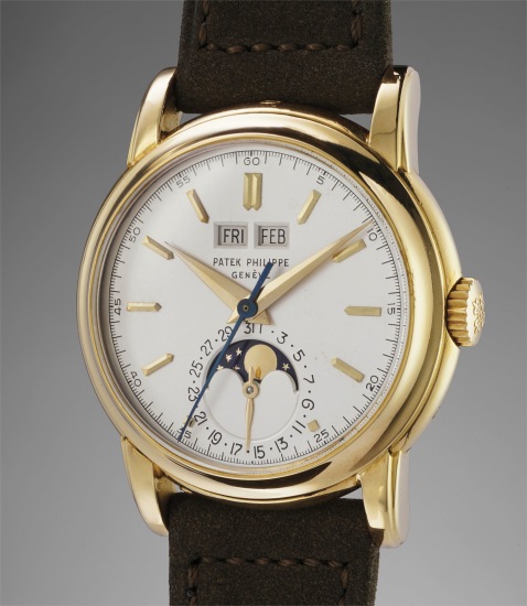 Patek Philippe 2438 Perpetual Calendar: A Rare 18K Gold Timepiece with Moon Phases