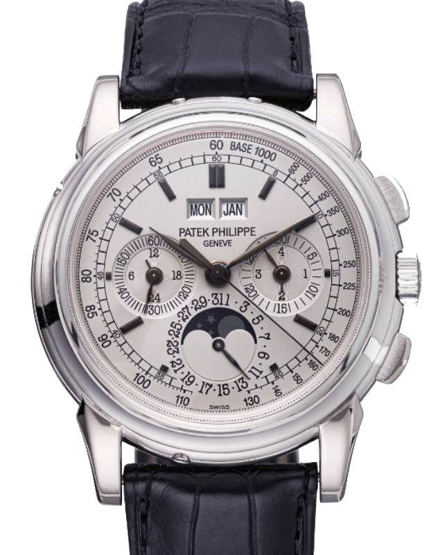 Patek Philippe 5970G-001: Elegant Perpetual Calendar Chronograph in White Gold