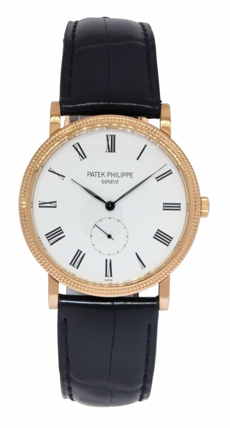 Patek Philippe 5119 Calatrava: A Timeless 18k Yellow Gold Mens Watch