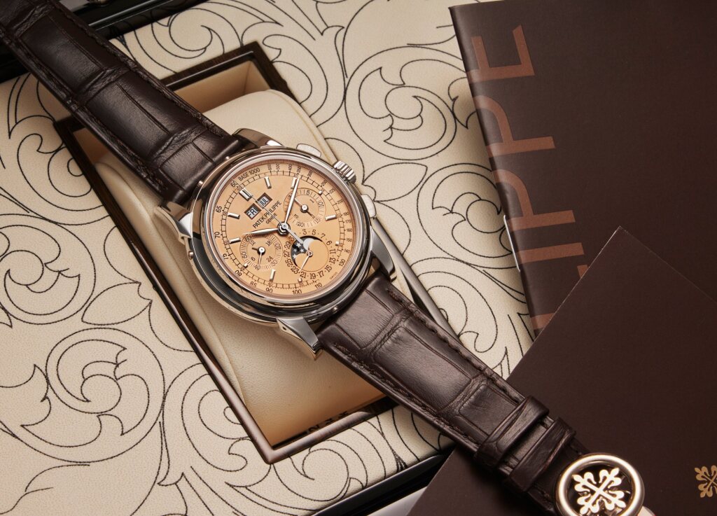 Patek Philippe 5970G-001: Elegant Perpetual Calendar Chronograph in White Gold